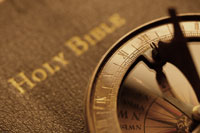 Compass on Bible